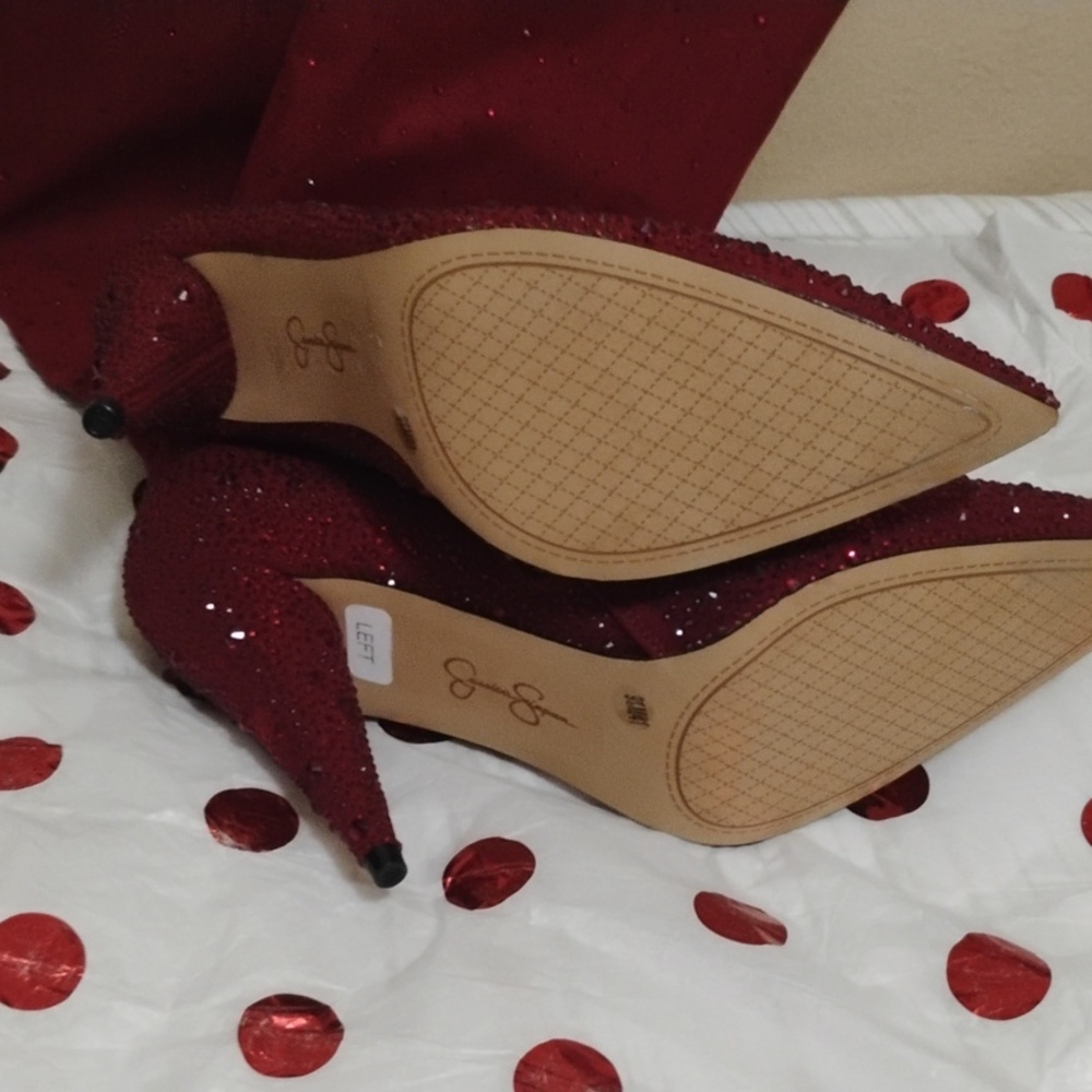 Jessica Simpson Red Boots - Picture 5 of 5